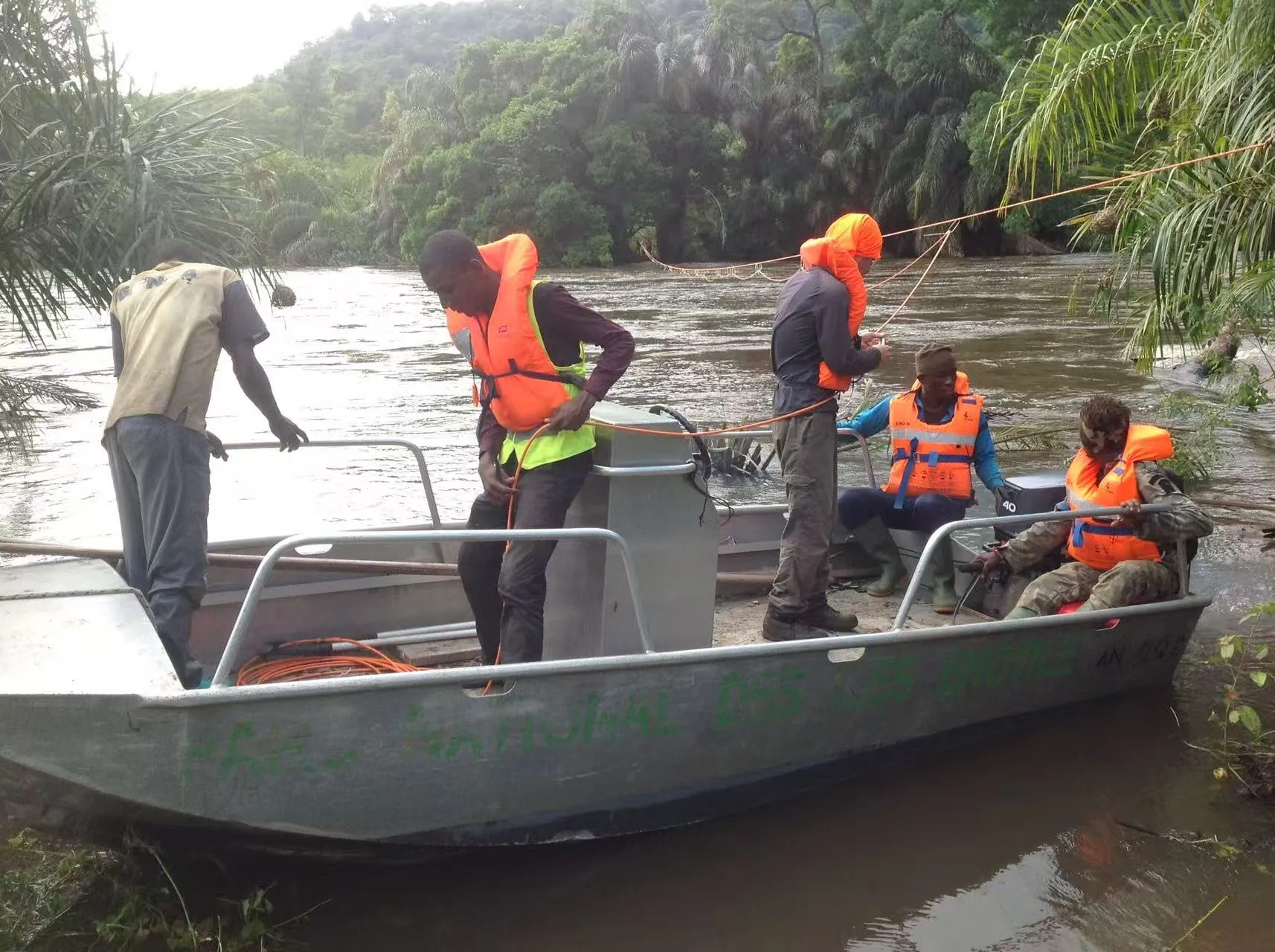 Cross-river survey
