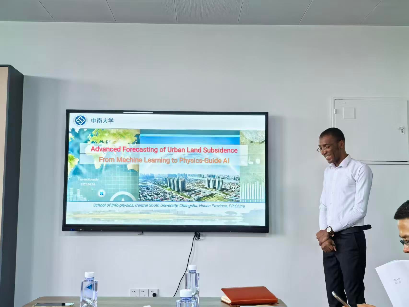 Talk on forecasting urban land subsidence