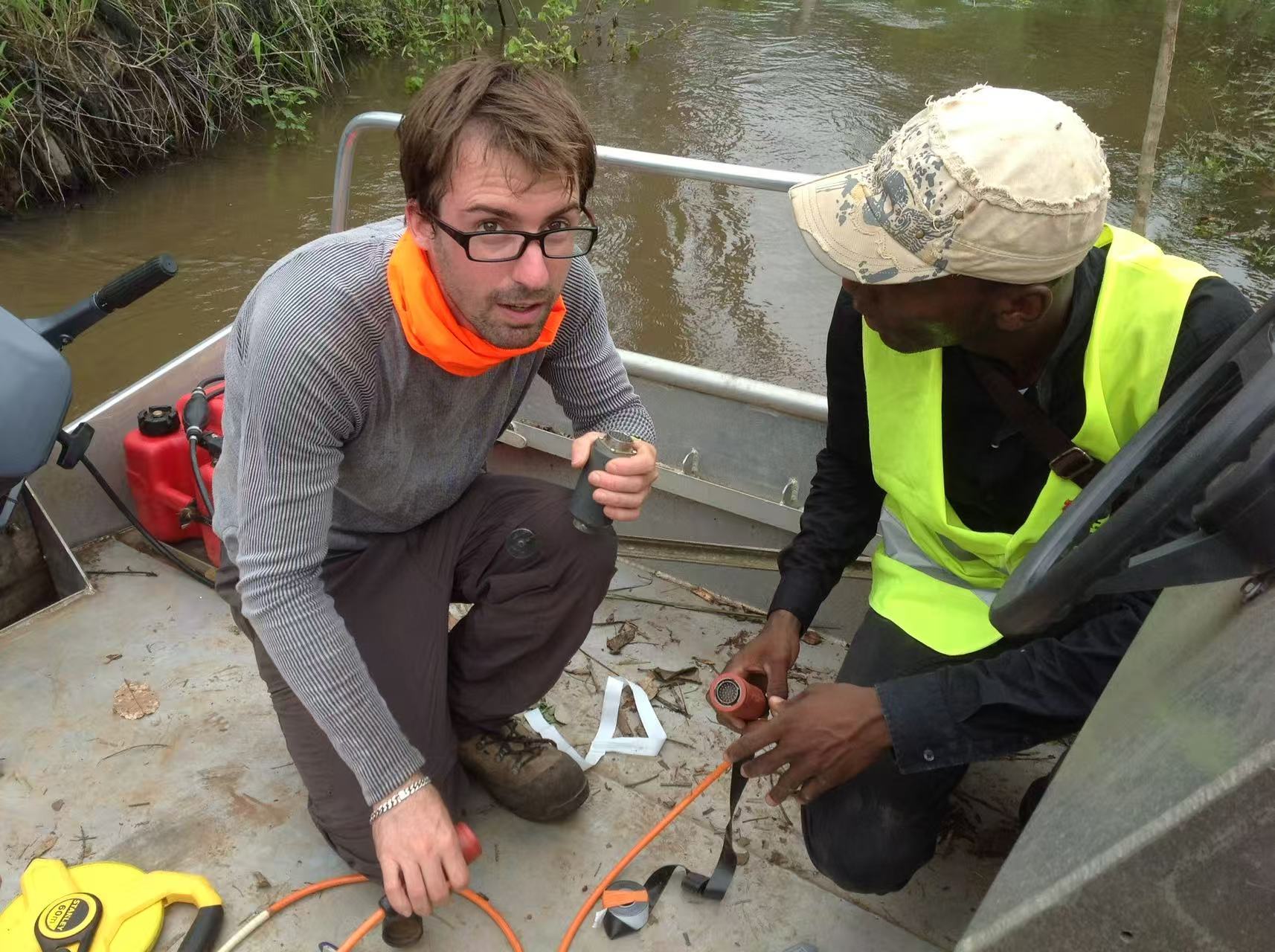 ERT and seismic investigation in the field — Fugro survey, Côte d'Ivoire