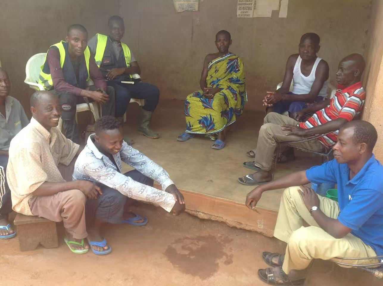 Meeting with local communities